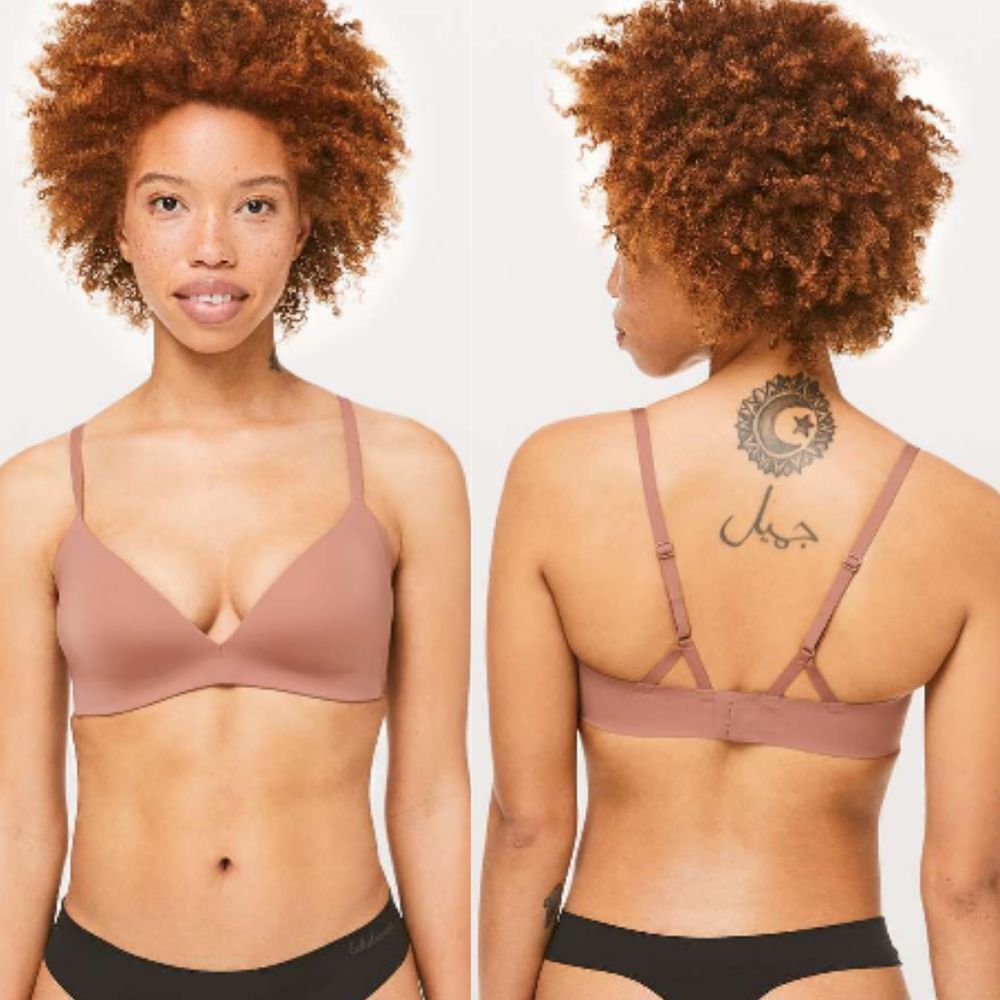 Lululemon‎ Take Shape Bra Size 32C Henna Underwire Stretch Lightweight. Athletic